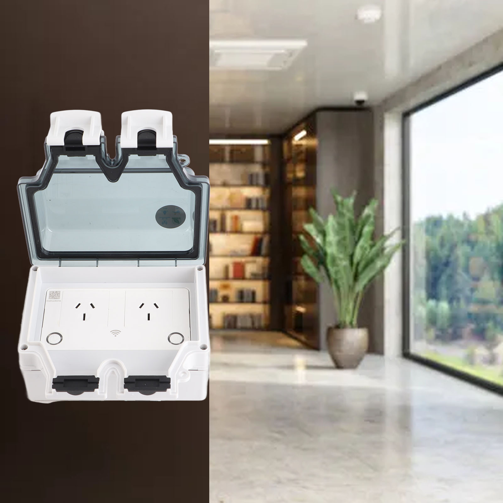 Smart Wall Socket - Waterproof Socket WiFi Socket WiFi Intelligent