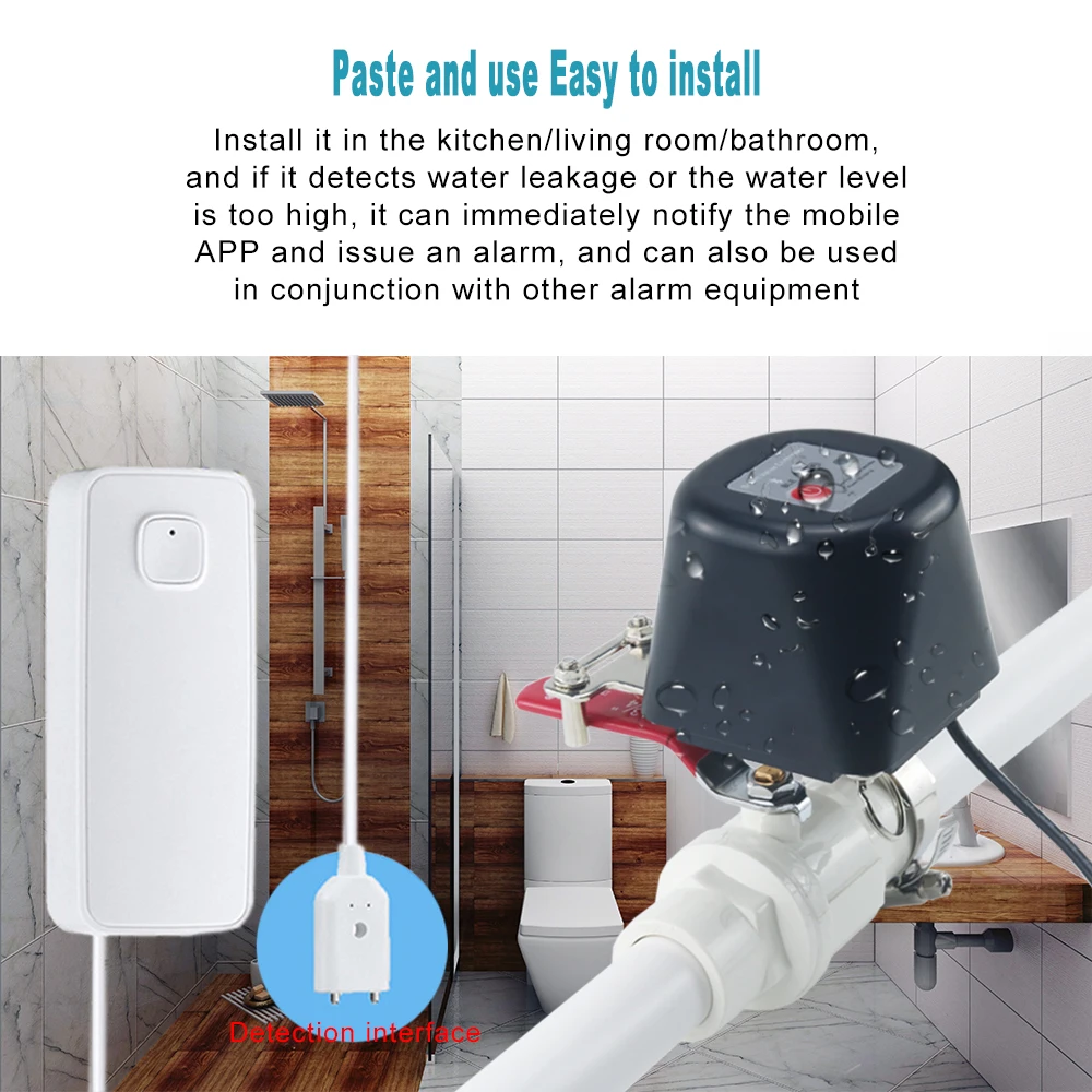 Smart Home Google Assistant - Tuya Wifi Smart Valve Controller Bluetooth