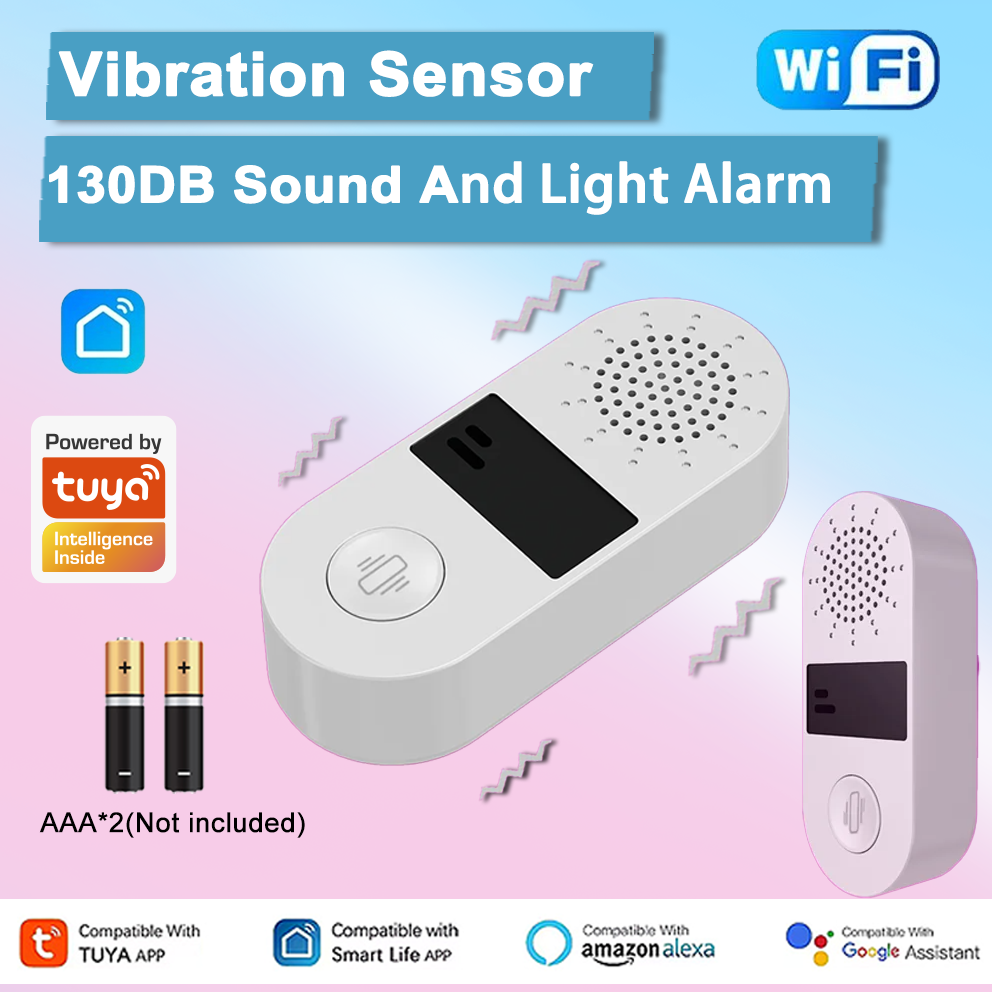 Smart Home Ikea - Tuya WiFi Vibration Sensor - 130DB