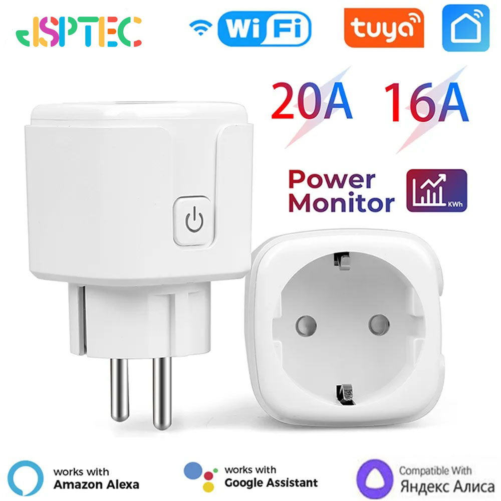 Smart Wall Socket - Tuya Smart Socket EU16A/20A Wifi Smart