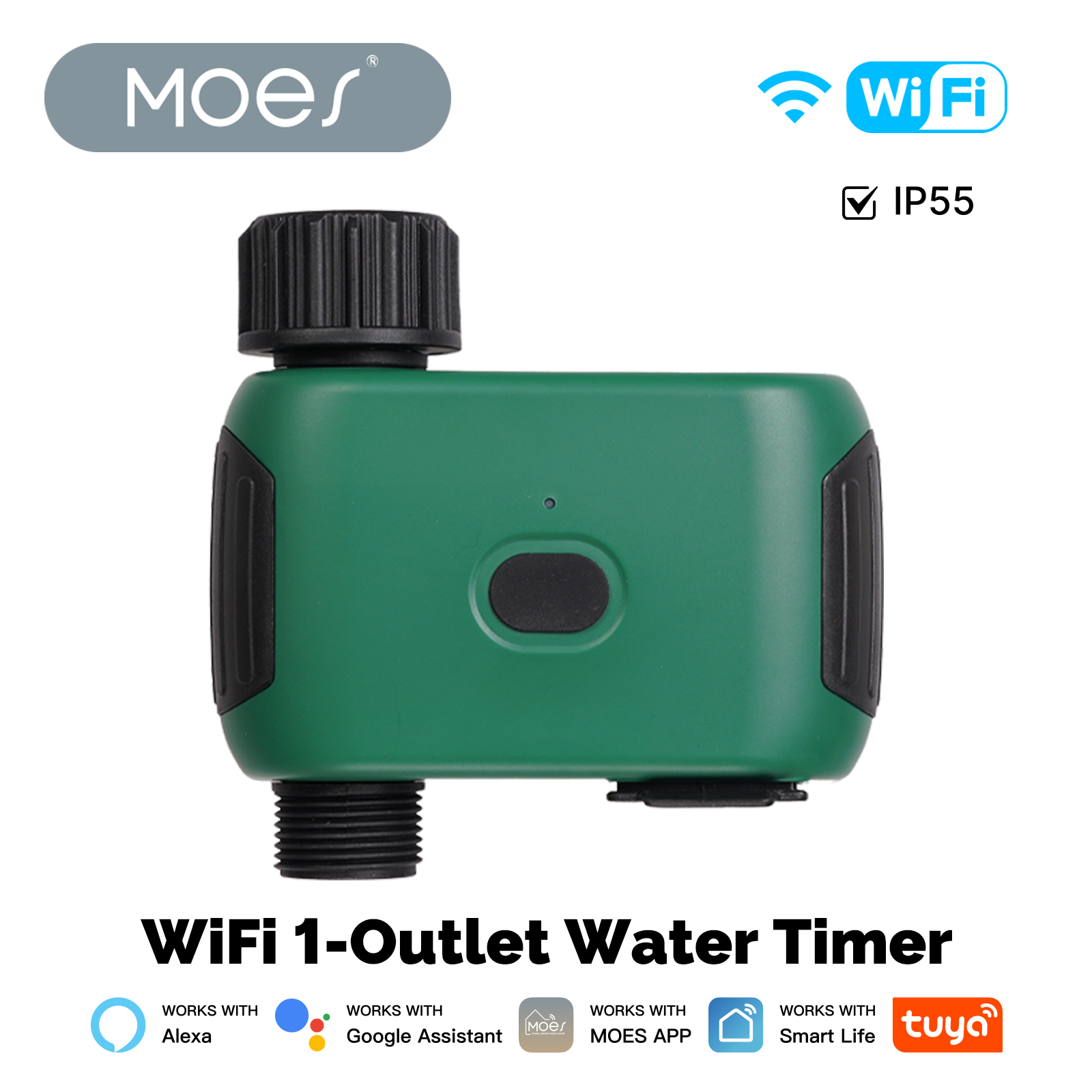 Smart Home Google Assistant - MOES Tuya Smart WiFi 1 Outlet