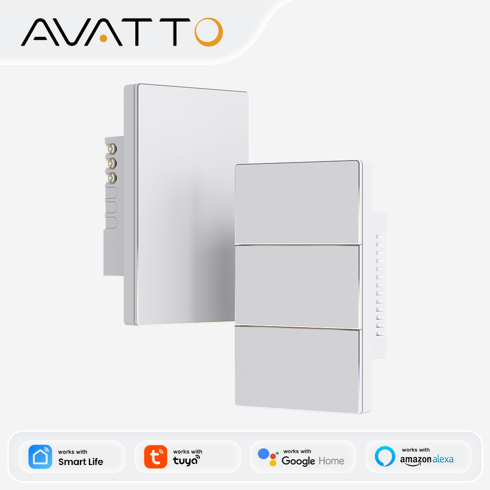 Smart Home Google Assistant - AVATTO 1/2/3/4 Gang WiFi Smart Light