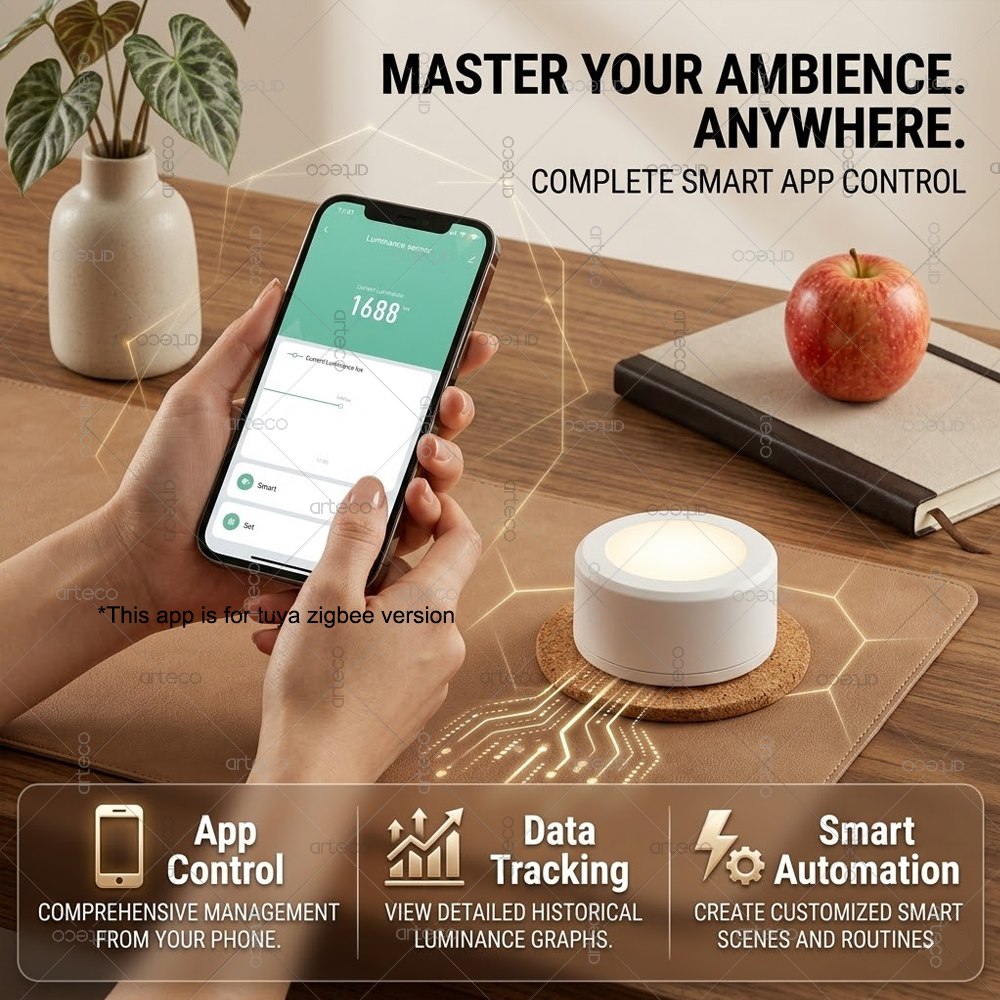 Ultra Mini Zigbee Light Sensor - Smart Home Monitor ulasan dan harga
