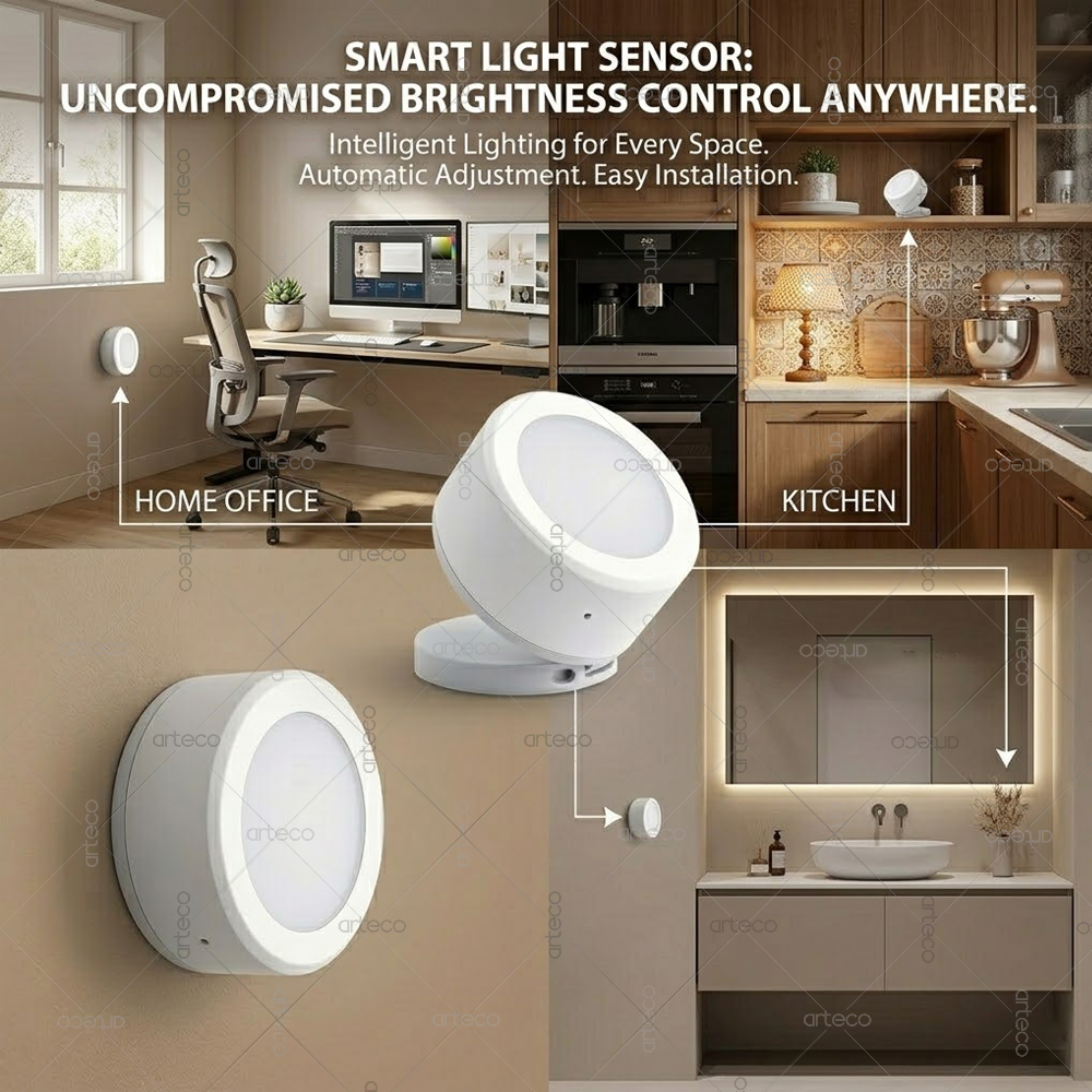 Ultra Mini Zigbee Light Sensor - Smart Home Monitor ulasan dan harga
