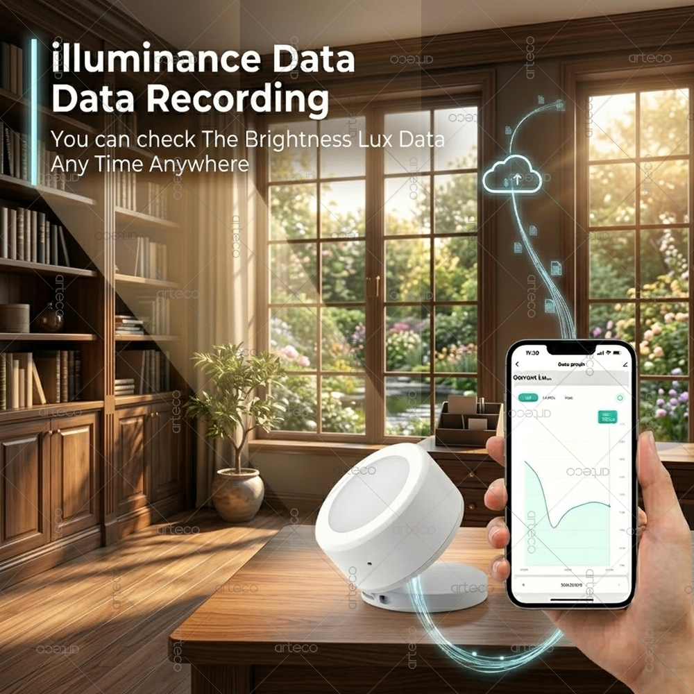 Ultra Mini Zigbee Light Sensor - Smart Home Monitor ulasan dan harga