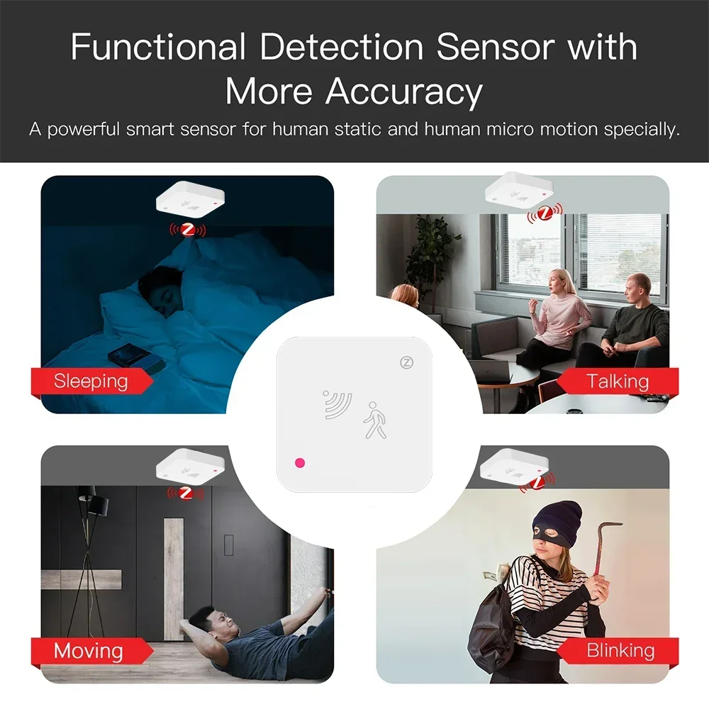 Tuya Zigbee WiFi  Human Presen - Smart Home Google Assistant ulasan dan harga
