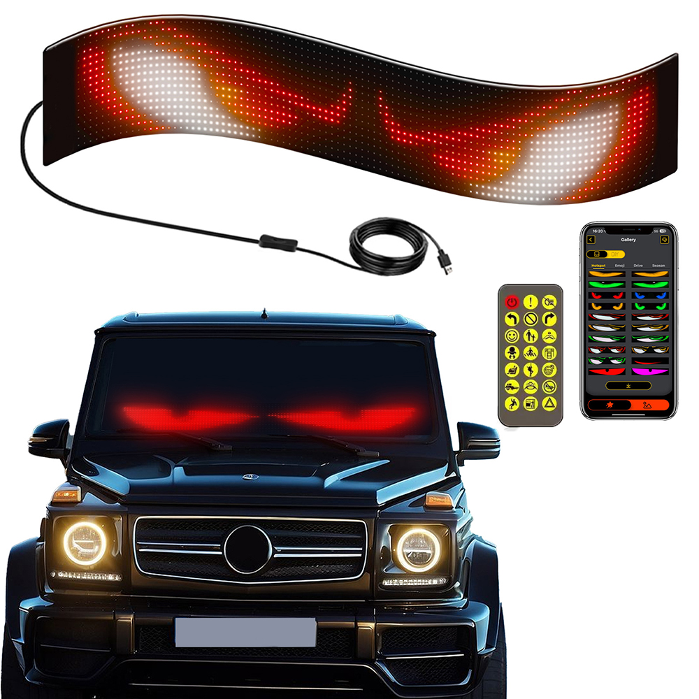 Truck Car Devil Eye LED Sign C - Smart Home Logo ulasan dan harga