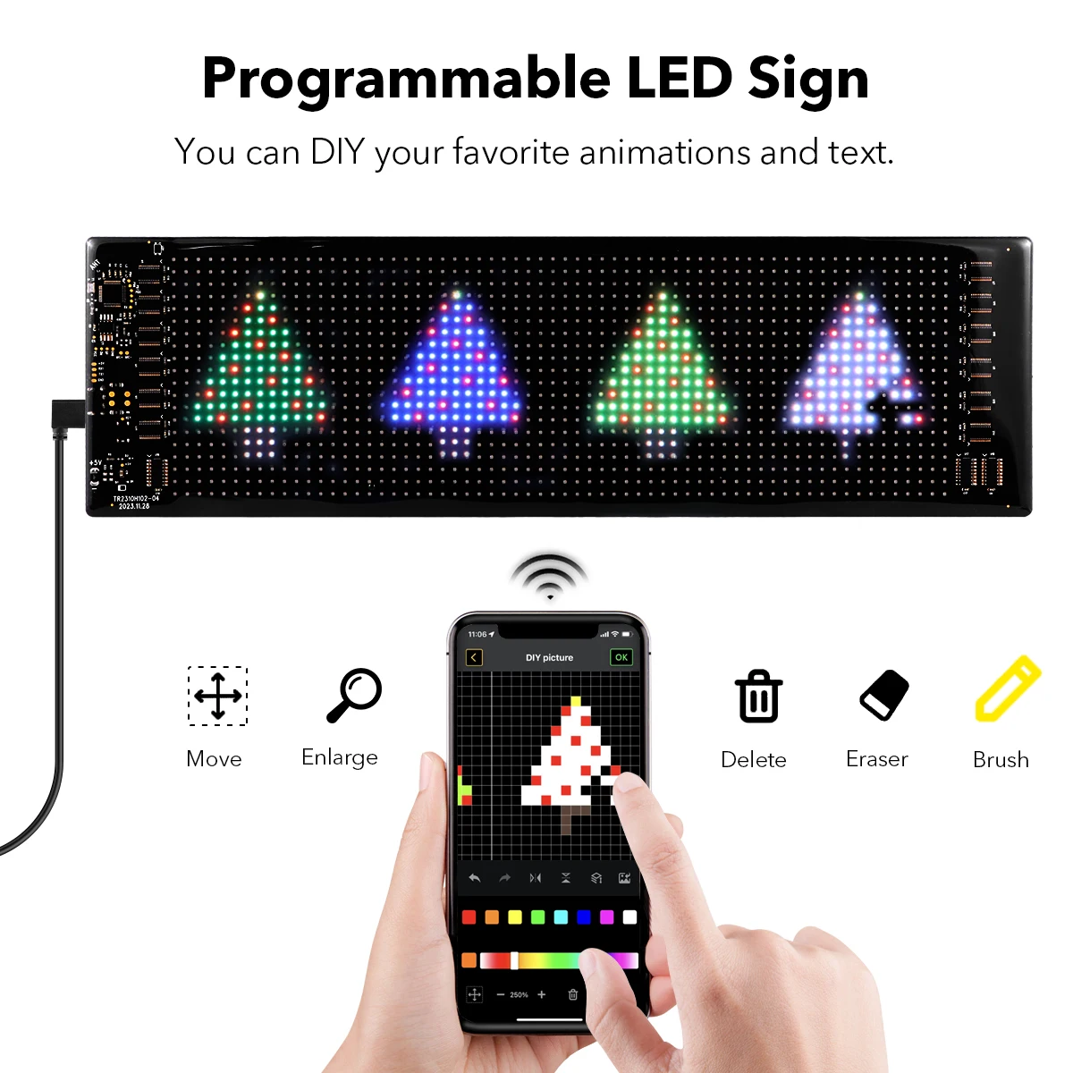 Truck Car Devil Eye LED Sign C - Smart Home Logo ulasan dan harga