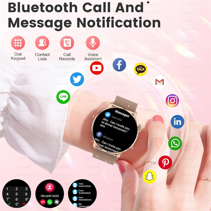 Smart Watch Women Bluetooth Ca - Smart Home Wellness ulasan dan harga