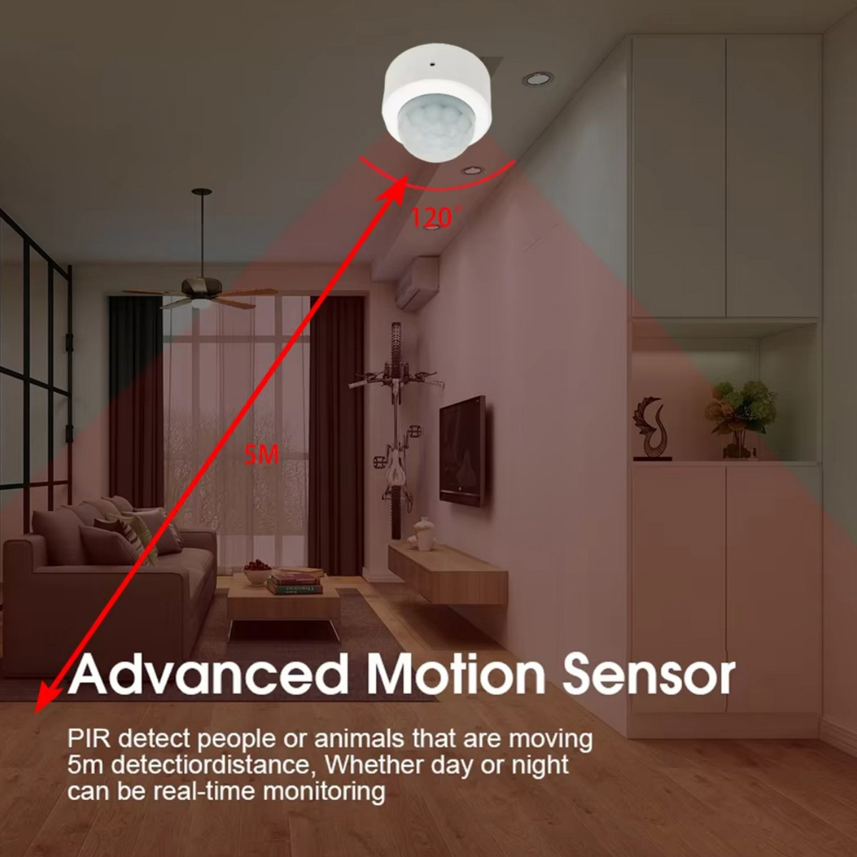 Zigbee PIR Motion Sensor Human - Smart Home Ikea ulasan dan harga