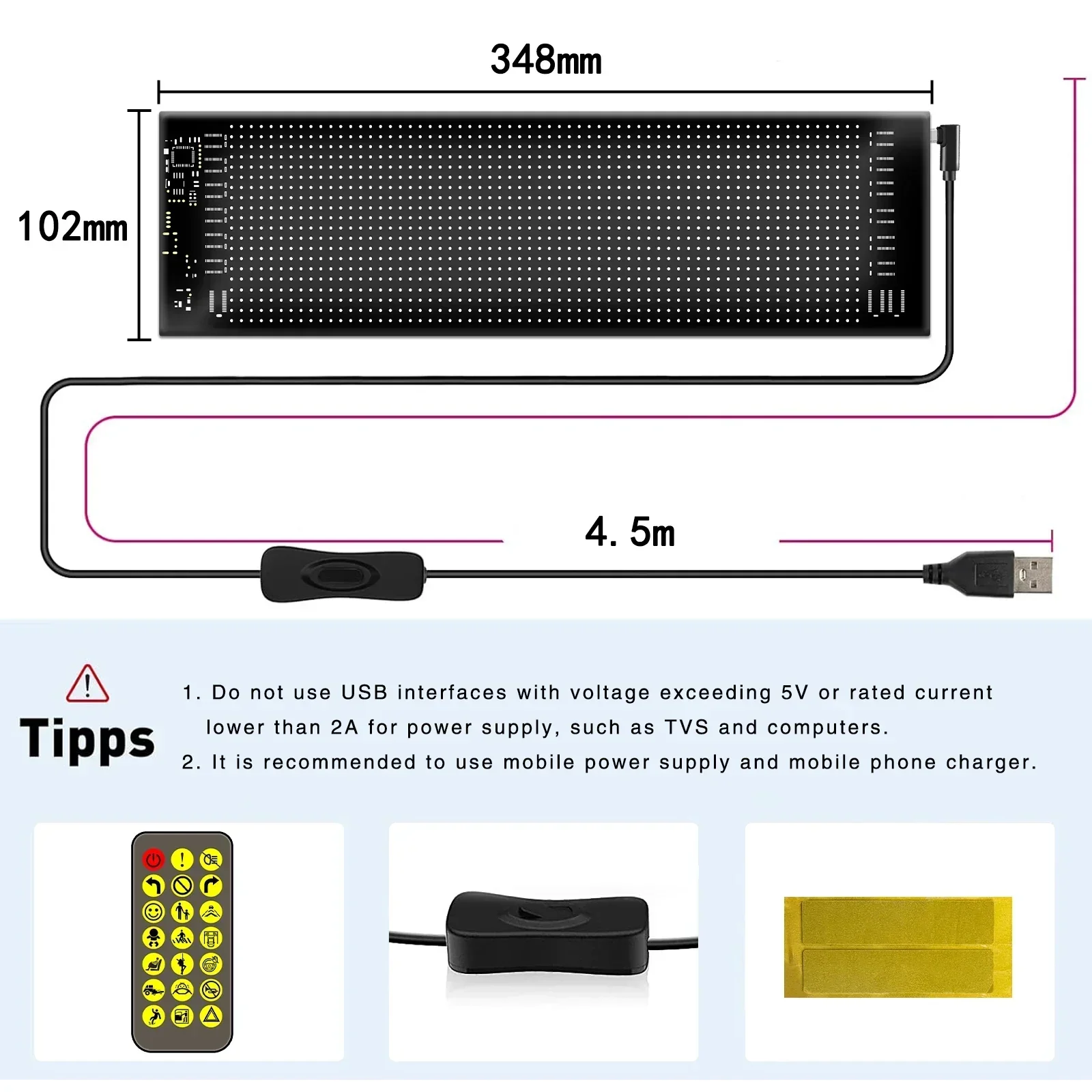 Scrolling Advertising LED Sign - Smart Home Logo ulasan dan harga