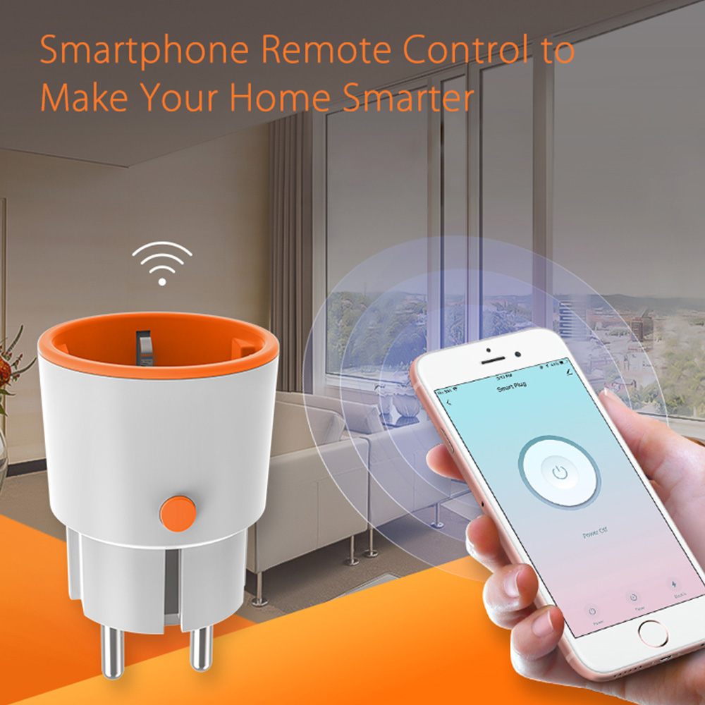 EU 16A Tuya ZigBee Smart Home  - Smart Wall Socket ulasan dan harga