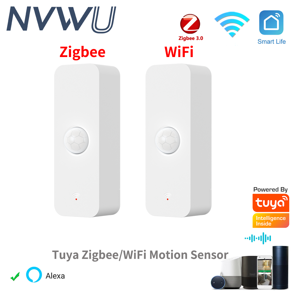 Tuya WiFi Zigbee PIR Motion Se - Smart Home Google Assistant ulasan dan harga
