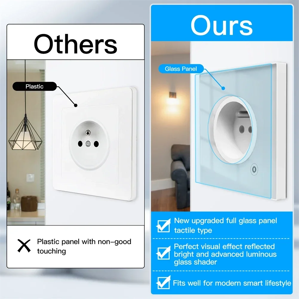 Moes ZigBee Wall Socket WIFI S - Smart Wall Socket ulasan dan harga