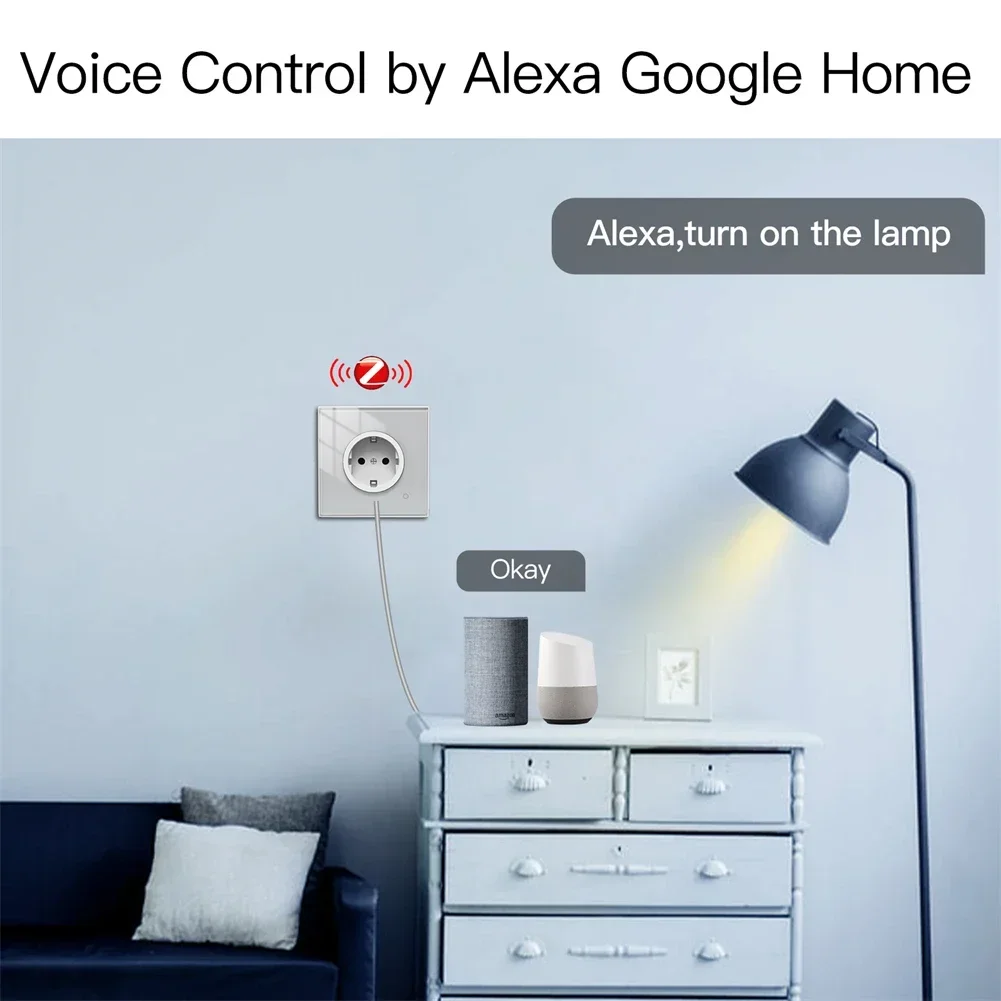 Moes ZigBee Wall Socket WIFI S - Smart Wall Socket ulasan dan harga