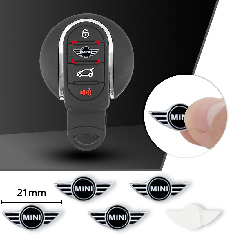 21mm Car Emblem Stickers Remot - Smart Home Logo ulasan dan harga