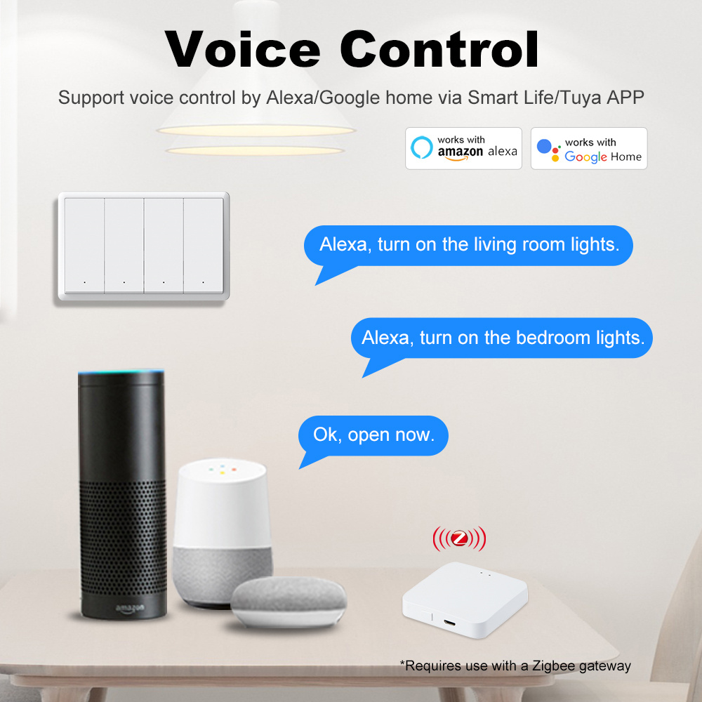 Manhot Smart zigbee Switch No  - Smart Home Ikea ulasan dan harga