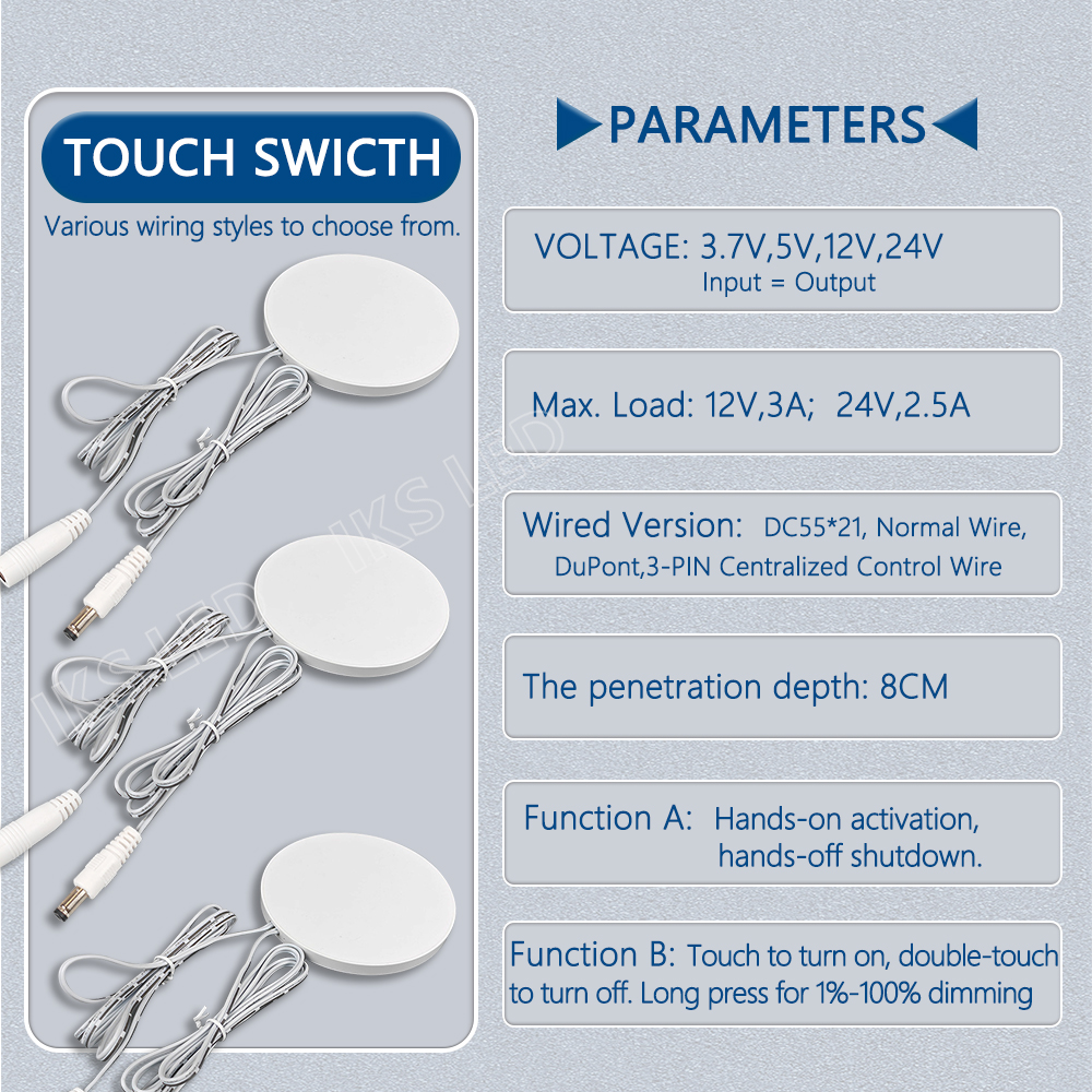 5V 12V 24V  LED Dimmable Touch - Smart Home Touchscreen Control Panel ulasan dan harga