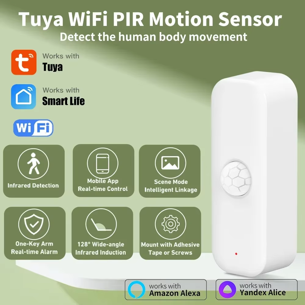 Tuya WiFI PIR Motion Sensor Sm - Smart Home Ikea ulasan dan harga