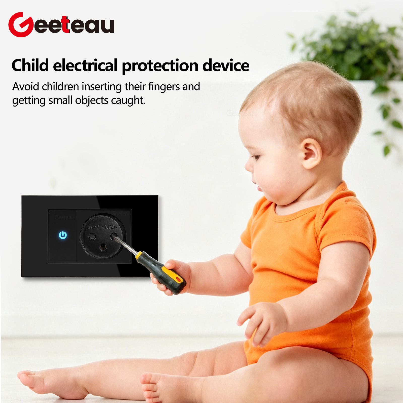 Geeteau Israel Palestine 16A S - Smart Wall Socket ulasan dan harga