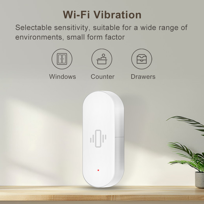 Tuya WiFi Vibration Sensor, Se - Smart Home Google Assistant ulasan dan harga