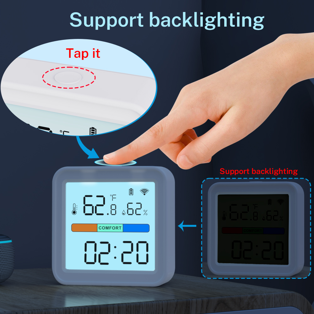 Tuya New WiFi Temperature Humi - Smart Home Wifi ulasan dan harga