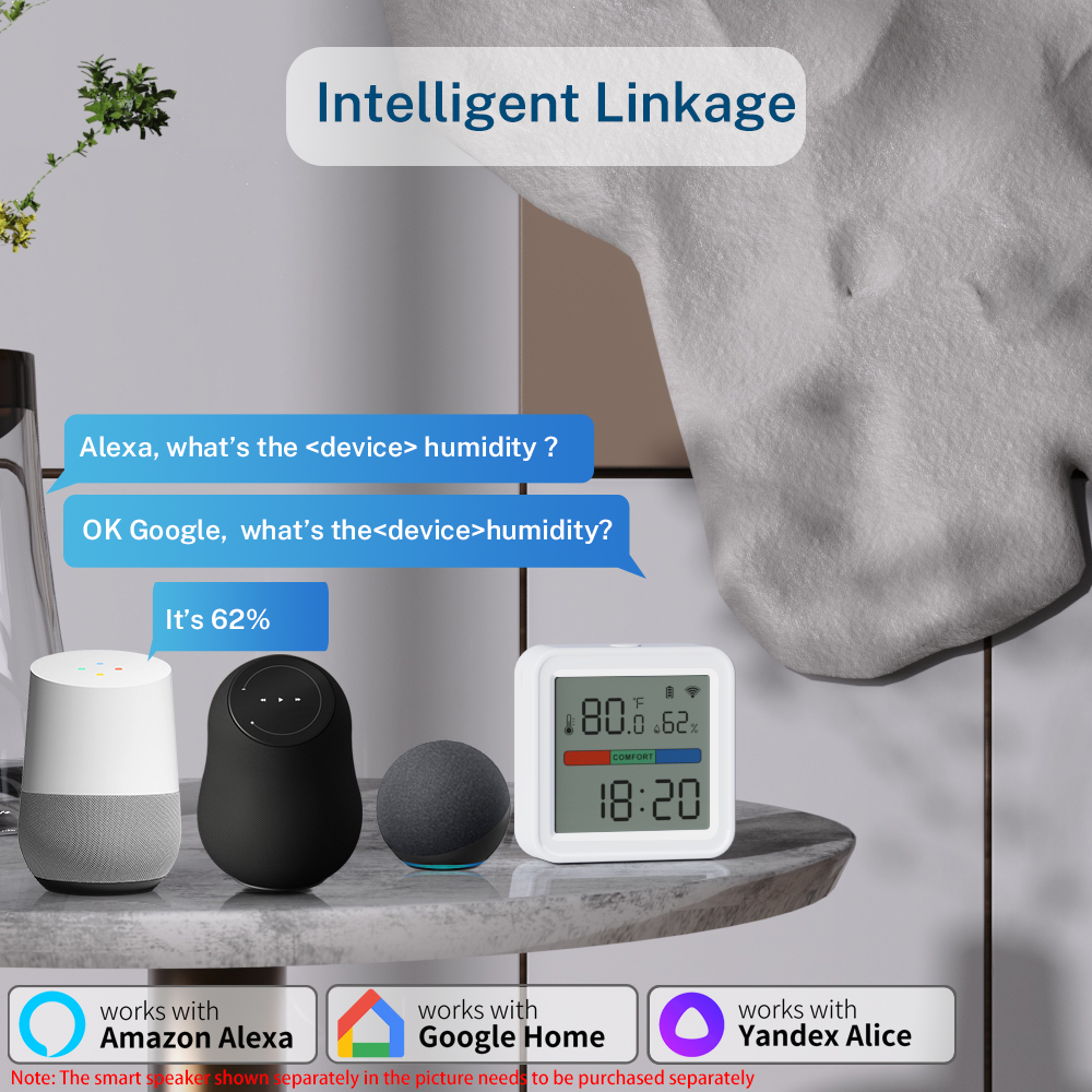 Tuya New WiFi Temperature Humi - Smart Home Wifi ulasan dan harga
