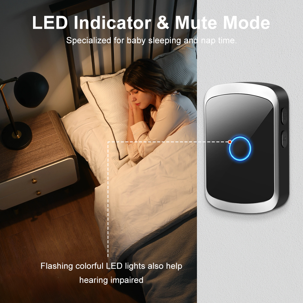 Smart Wireless Doorbell Door C - Smart Home Theater ulasan dan harga