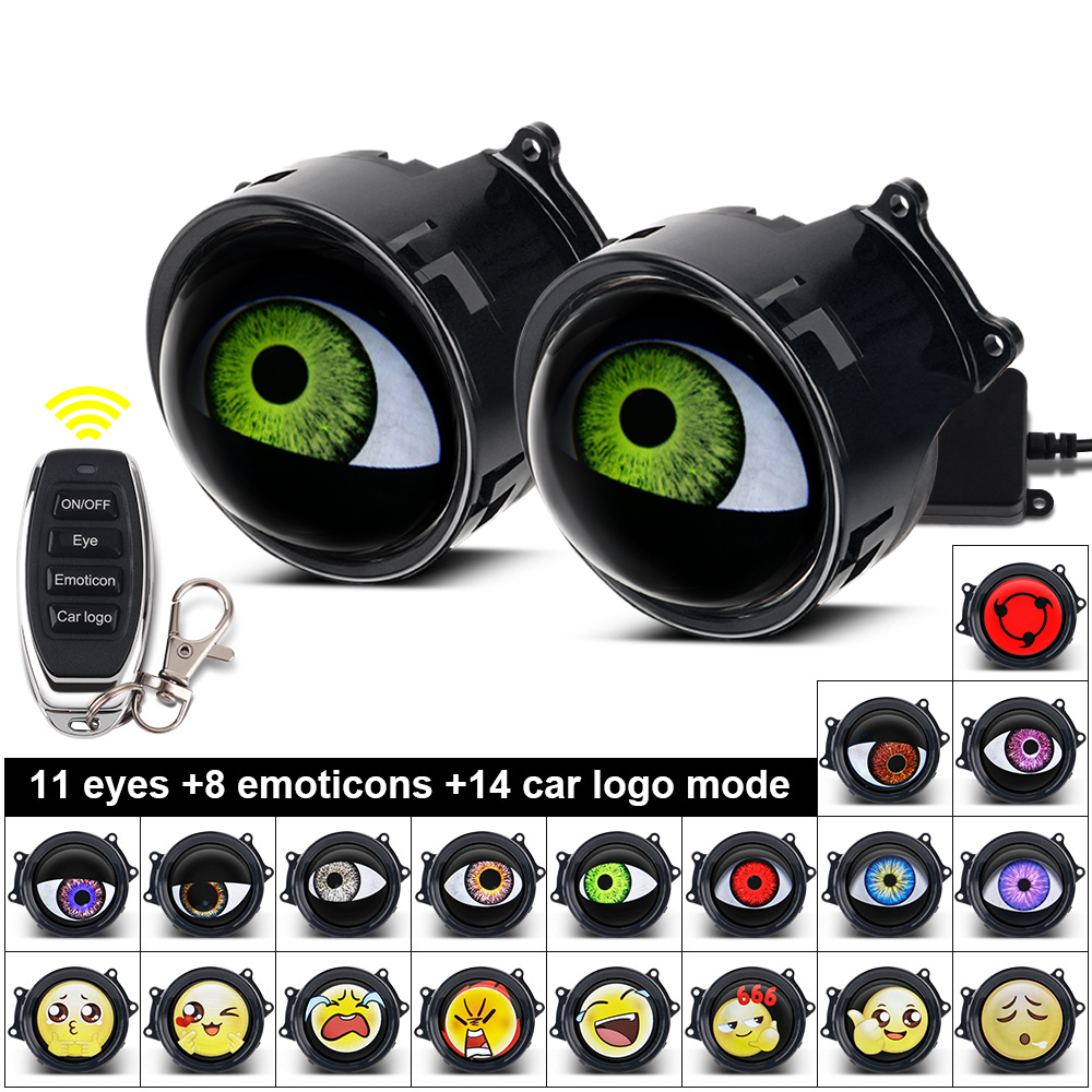 Devil's Eye Car LED Headlight  - Smart Home Logo ulasan dan harga