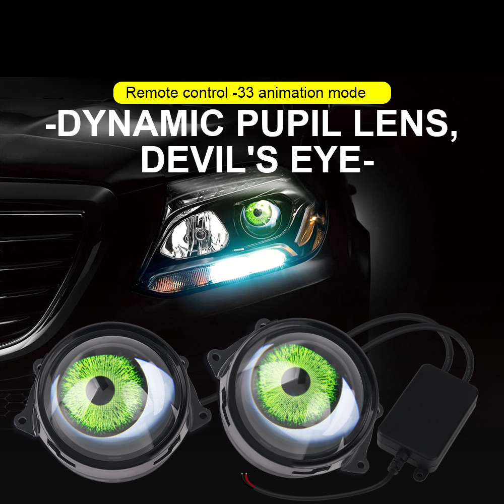 Devil's Eye Car LED Headlight  - Smart Home Logo ulasan dan harga