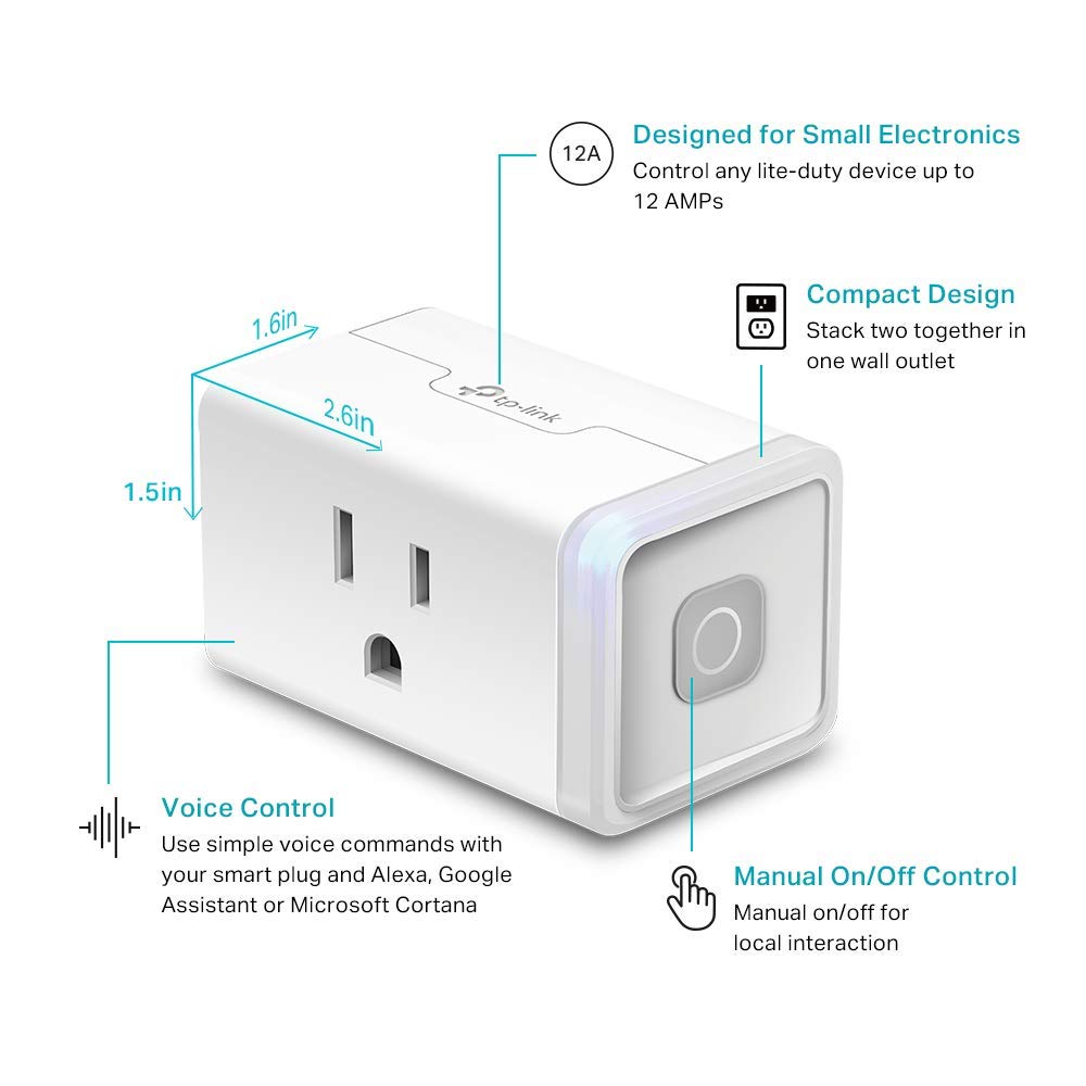 Kasa Smart Plug HS103P4, Smart - Smart Home Wifi ulasan dan harga
