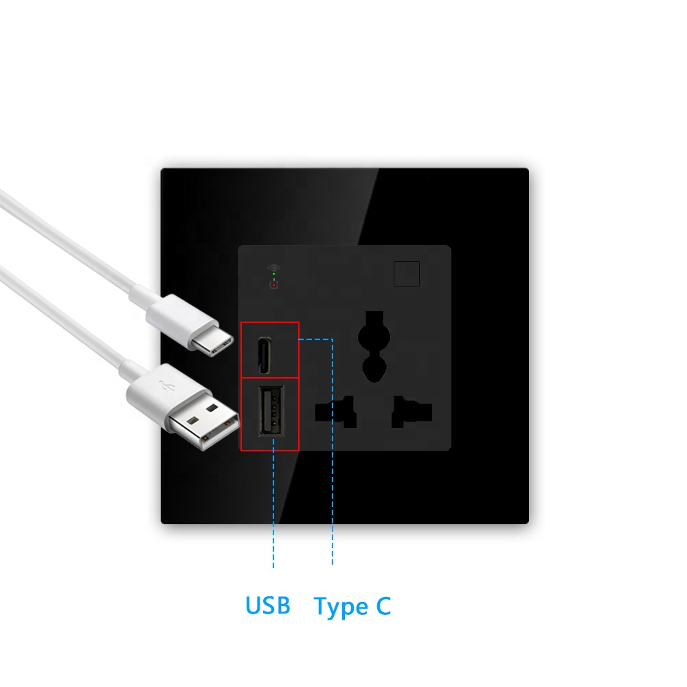 New Smart Home Wall Socket EU  - Smart Wall Socket ulasan dan harga
