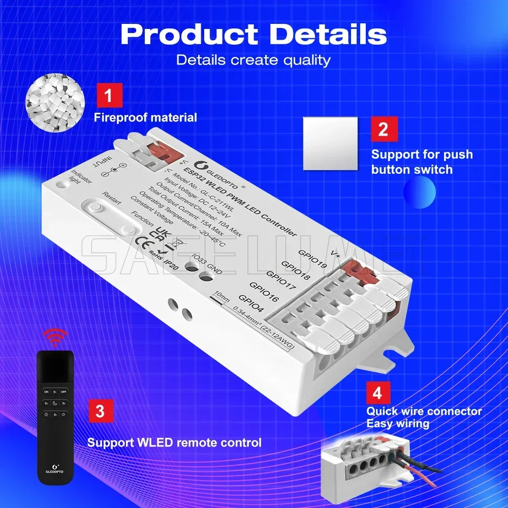 GL-C-211WL/GL-RC-001WL App For - Wifi Led Dimmer ulasan dan harga