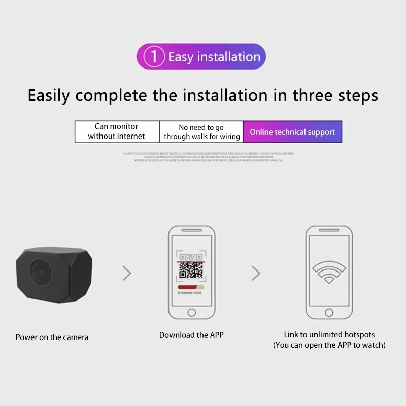 4K HD WiFi Security Camera for - Smart Home Monitor ulasan dan harga