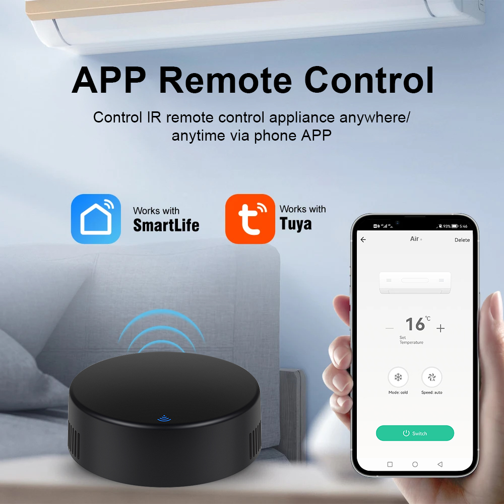 Tuya WiFi RF IR Remote Control - Smart Home Ikea ulasan dan harga