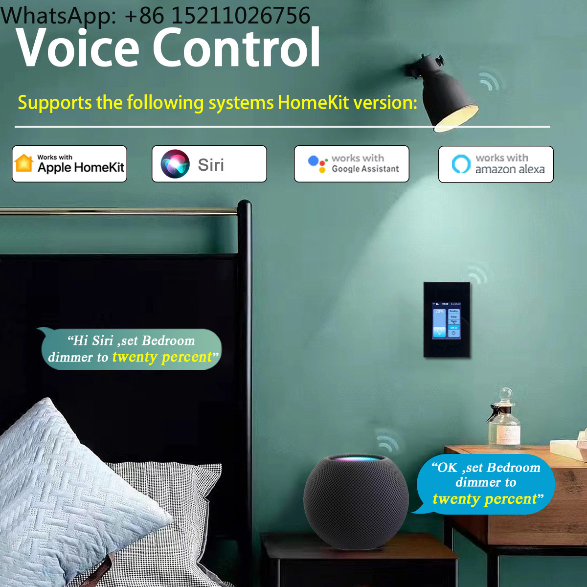 Lanbon L8  LCD Touch Screen Co - Smart Home Touchscreen Control Panel ulasan dan harga