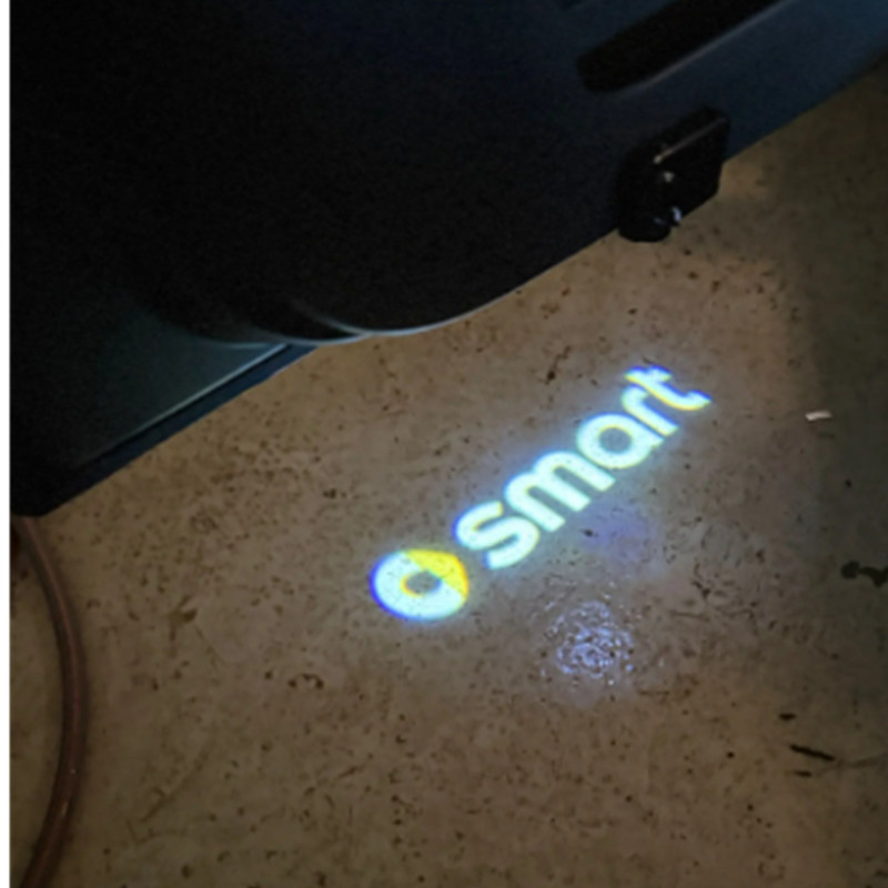 2PCS Car Door Emblem Projector - Smart Home Logo ulasan dan harga