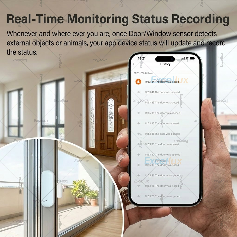 Zigbee Door Window Sensor Magn - Smart Home Monitor ulasan dan harga