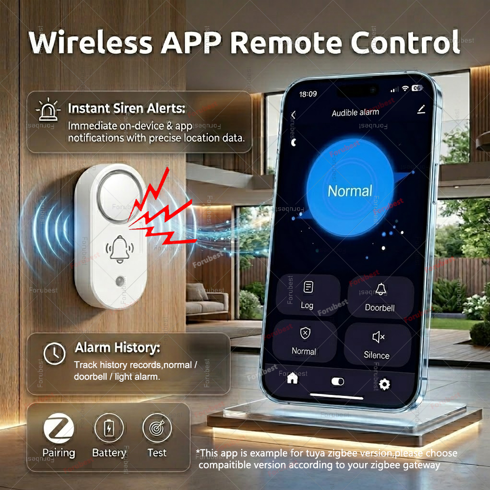 Zigbee Smart Siren Alarm Sound - Smart Home Theater ulasan dan harga
