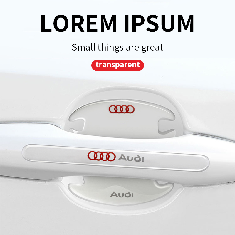 4/8Pc PVC Decal Car Door Handl - Smart Home Logo ulasan dan harga