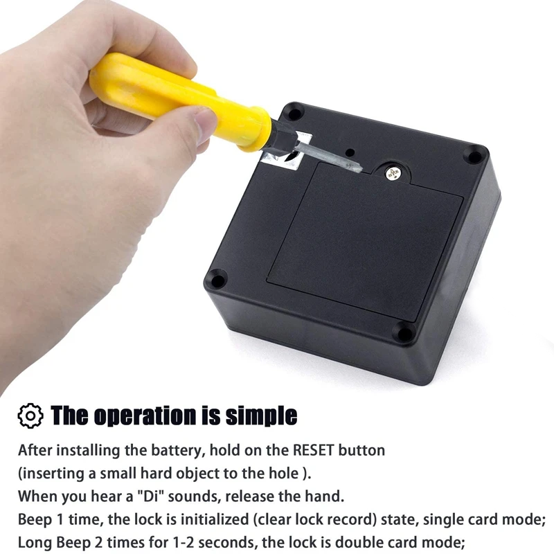 Smart Drawer Electronic RFID D - Smart Home Logo ulasan dan harga
