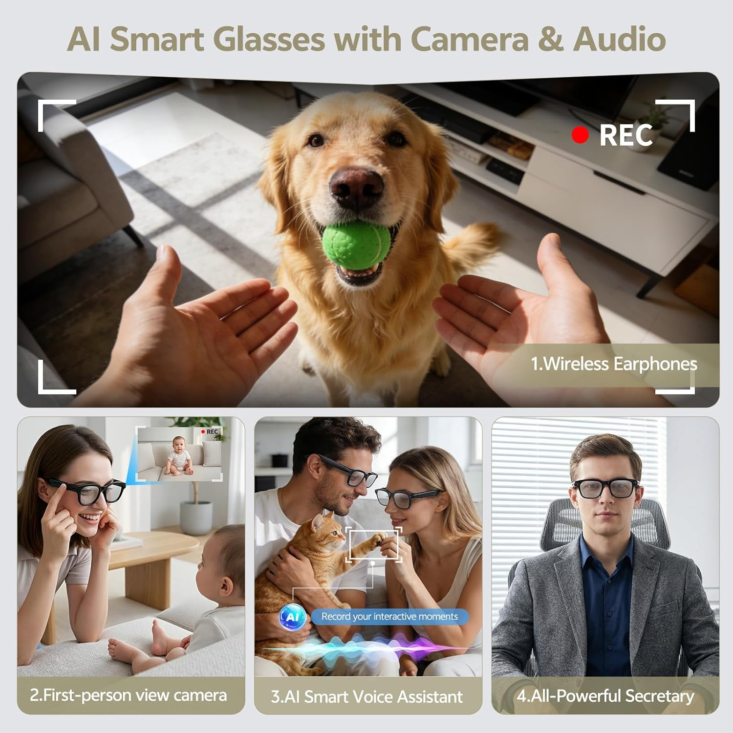 New 2026 Smart Glasses Bluetoo - Smart Home Speaker ulasan dan harga