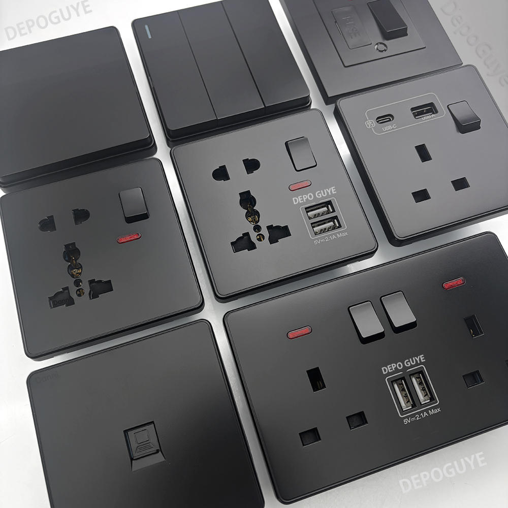 Universal Black USB Type-C 18W - Smart Wall Socket ulasan dan harga