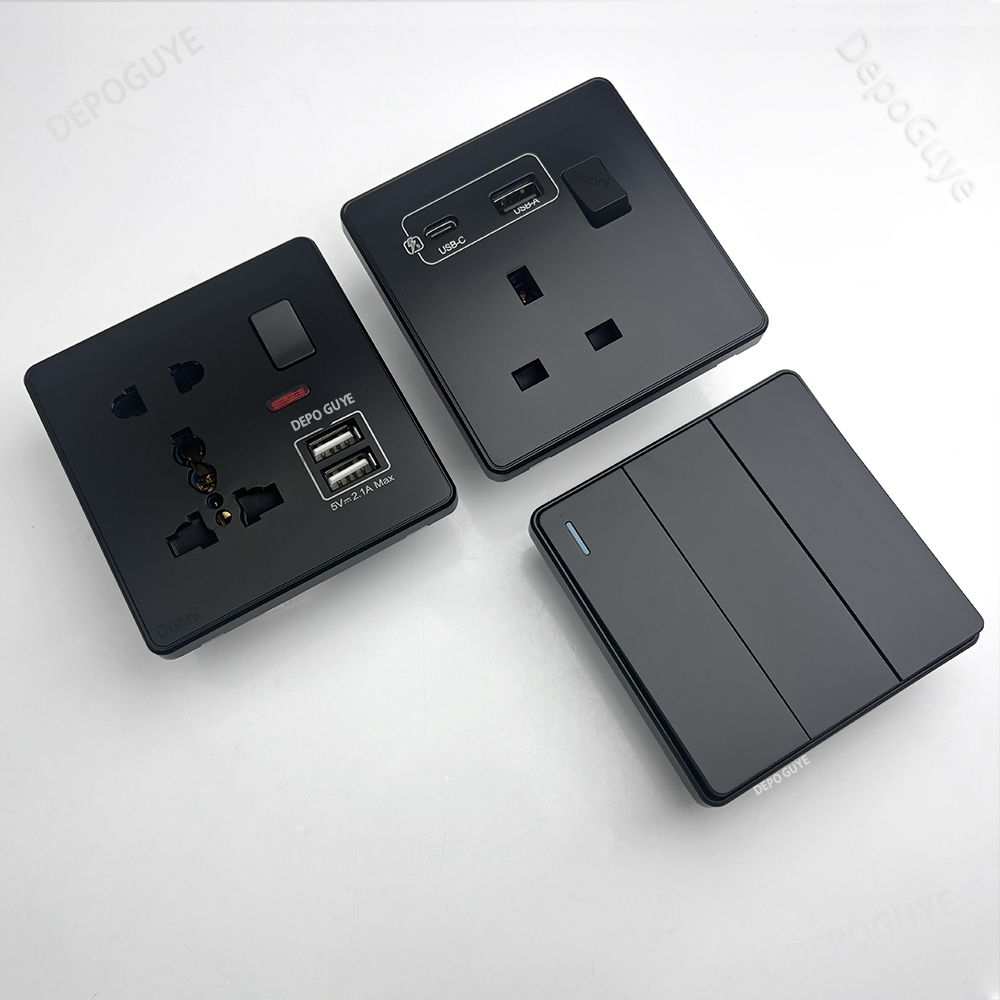 Universal Black USB Type-C 18W - Smart Wall Socket ulasan dan harga