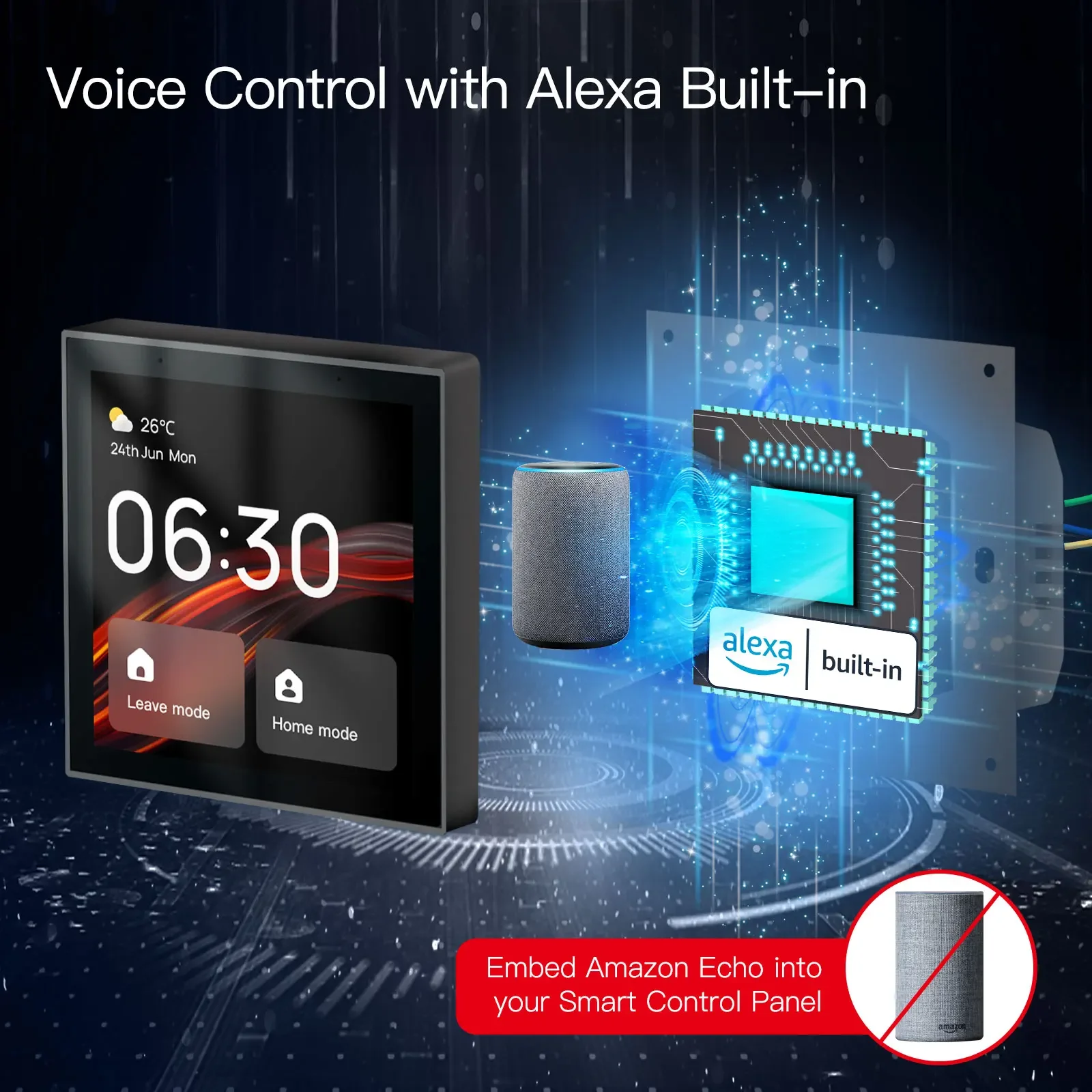 MOES Tuya wifi Multi-functiona - Smart Home Touchscreen Control Panel ulasan dan harga