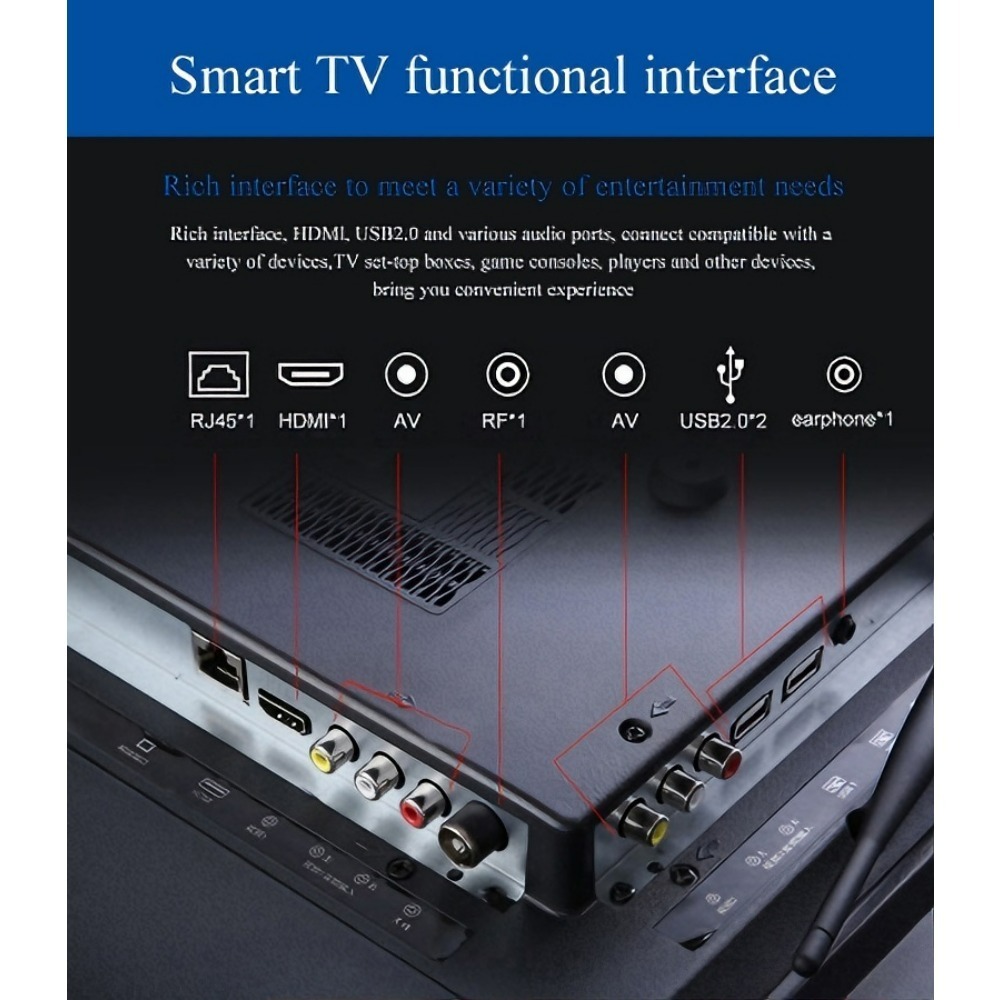 32 43 Inch Android Smart TV 4K - Smart Home Market ulasan dan harga