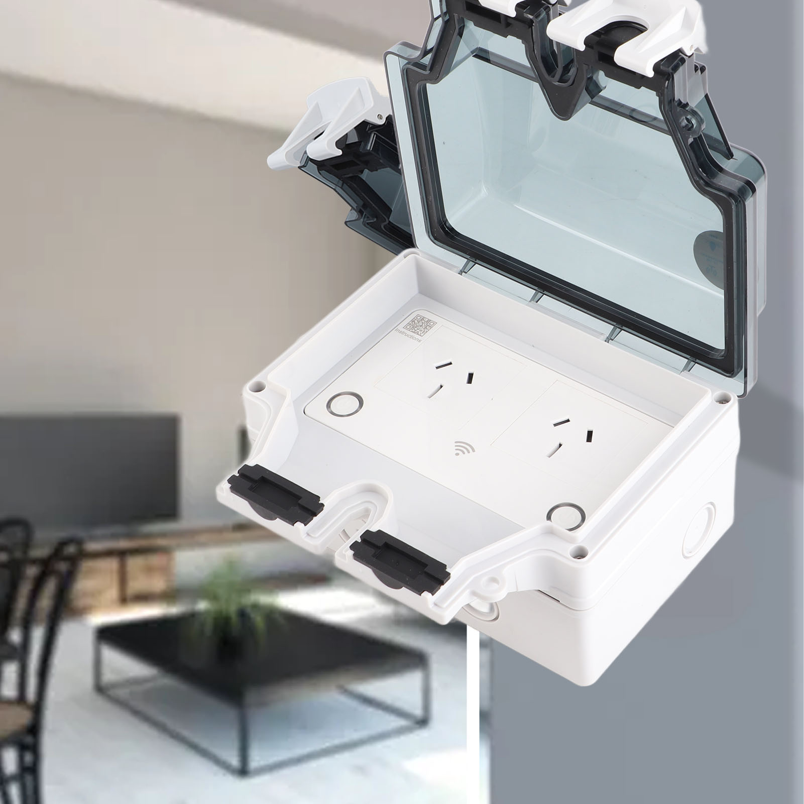 Waterproof Socket WiFi Socket  - Smart Wall Socket ulasan dan harga