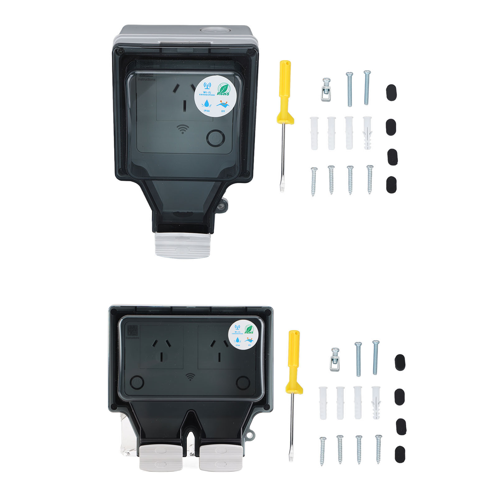 Waterproof Socket WiFi Socket  - Smart Wall Socket ulasan dan harga