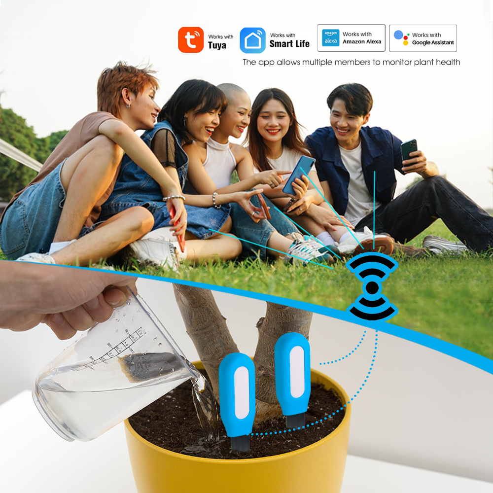 1PCS Tuya Zigbee Soil Sensor H - Smart Home Monitor ulasan dan harga