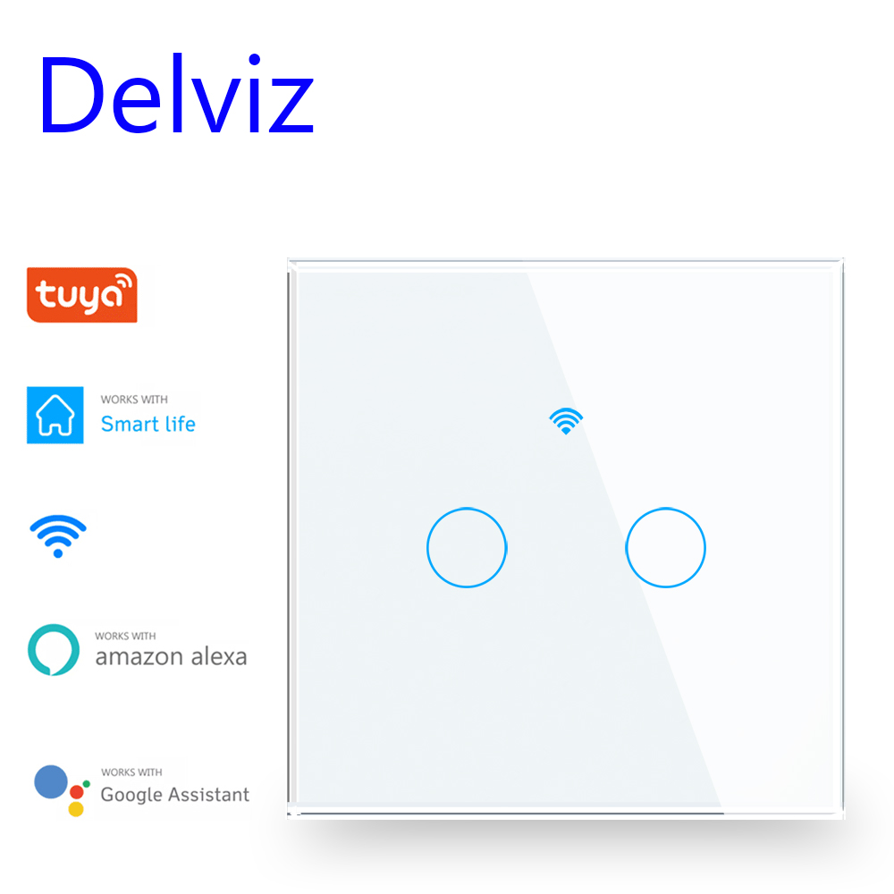 Delviz WiFi Wall Light Switch, - Smart Home Touchscreen Control Panel ulasan dan harga